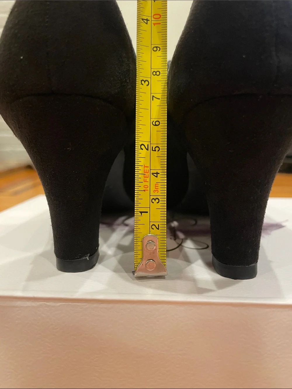 Jessica Simpson Kids' Mina Rhinestone Pump - Black EUC